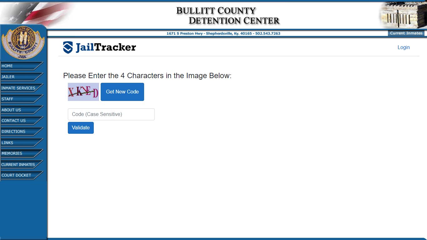 Bullitt County Detention Center Inmates